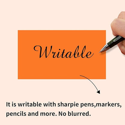 Colored Labels Stickers 2 X 3 Inch, Removable Rectangular Moving Labels, Large Color Coding Labels Moving Stickers- 250 Labels/Orange