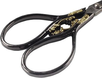 JubileeYarn Scrollwork Embroidery Scissors - Black - 30 Scissors