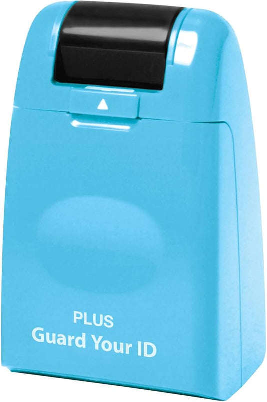 Guard Your ID Identity Protection Security Prevention Stamp Roller (Turquoise)