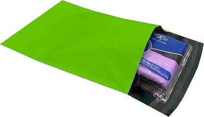 Colored Poly Mailers Pack of: (Green, 6" x 9" pack of 200) Be creative with your packaging with Colored mailers