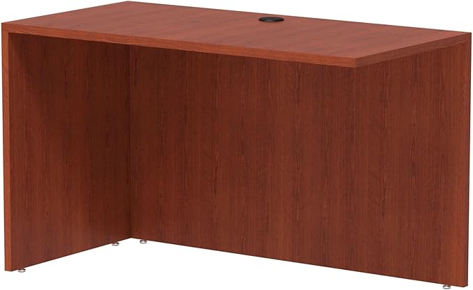 Alera ALEVA354824MC Valencia Series 47-1/4 in. x 23-5/8 in. x 29-1/2 in. Reversible Return/Bridge Shell - Cherry