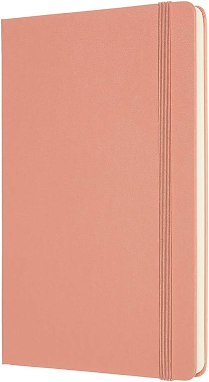 Moleskine Art Logbook, Hard Cover, Large (5" x 8.25"), Dotted, Coral Pink, 160 Pages