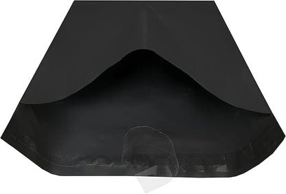 Colored Poly Mailers Pack of: Be creative with your packaging with Colored mailers (Black, 9" x 12" pack of 500)