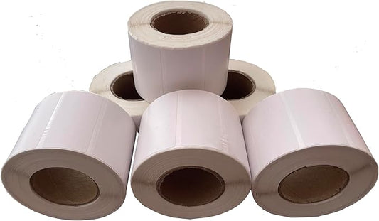 2"x1" Direct Thermal Labels, Barcode Address Shipping Thermal Label Stickers, White Thermal Printer Labels for UPC (1000 Labels/ 1roll, 6 roll, 2"x1")