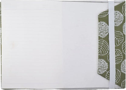 BLBMH Book Covers for Paperbacks Fit for 5.5x8.4 inch Adjustable Book Sleeve Cover for A5 Books Soft Cloth Protector for Notebook Journal - Leaves