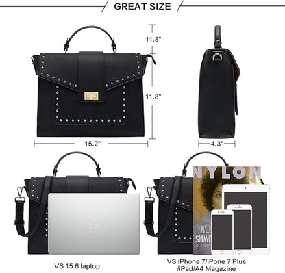EaseGave 15.6 Inch Laptop Briefcase for Women
