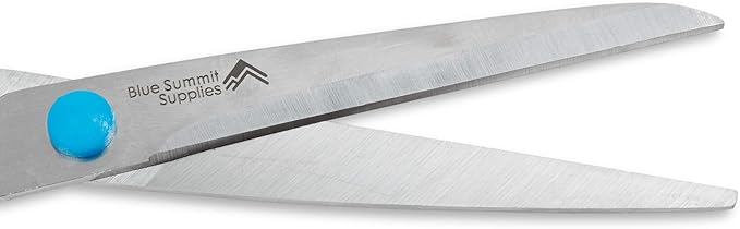 Blue Summit Supplies Multi Purpose Scissors, 8 Inch Household Shears with Comfort Grip, Sharp Scissors for Craft or Office, Assorted Colors, 30 Pack