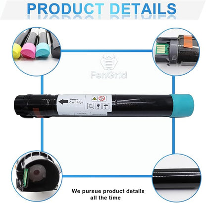 AltaLink C8030 Cyan Toner Cartridge 006R01698 Compatible with Xerox AltaLink C8030 C8035 C8045 C8055 C8070 ( Cyan, 15,000 Pages )