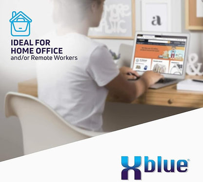 XBLUE QB2 System Bundle with 4 IP5g IP Phones Including Auto Attendant, Voicemail, Cell & Remote Phone Extensions & Call Recording