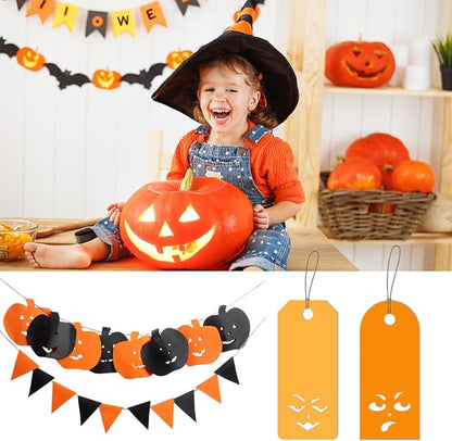 100 Sheet Assorted Halloween Colored Card Stock 65 lb Printable Card Stock Paper for DIY Halloween Card Making Hocus Pocus Party Gift Craft Supplies, 8.5 x 11 Inch