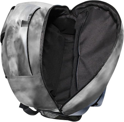 AUUXVA Custom School Backpack for Boys Kids with Name/Text Personalized Bookbag Add Your Name Customized Backpack Vintage Train School Bag Laptop Backpack Travel Camping Daypack