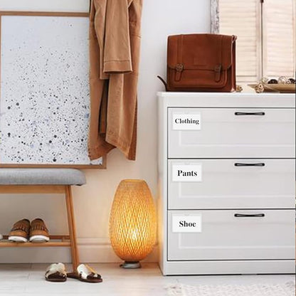 36 Pack Adhesive 2.4" x 3.9" Index Card Pockets with Top Open for Loading, Clear Plastic Labels Holders for Organizing, Storage Bins, Library Card, Totes, Shelves