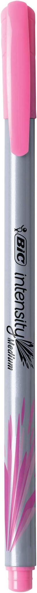 BIC Intensity Fineliner Marker Pen, Medium Point (0.7mm), Assorted Colors, 10 Count, Bold and Smooth Writing