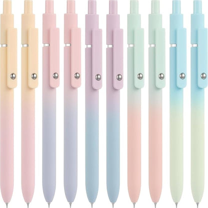 Easter Basket Stuffers, Easter Gifts for Girls Women, Happy Birthday Gift Basket, Trendy Teen Girl Stuff, Aesthetic Pens for Journaling, Ideal for 8 9 10 11 12 13 14 Year Old Girl (10PCS Gradient)