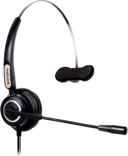 VoiceJoy Office Monaural Headset with Microphne RJ9 Plug for Cisco IP Phones 794X 796X 797X 69XX Series and 8811,8841,8851,8861,8941,8945,8961,9951,9971 etc