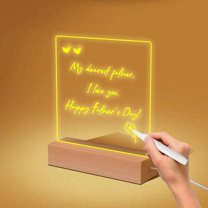 Gifts for Women Men Girls-Personalized DIY Night Light Message Board with Erasable Pen,Room/Home/Office Décor,Best Gift for Mother's Day/Father'sday/Birthday/Wedding/Anniversary