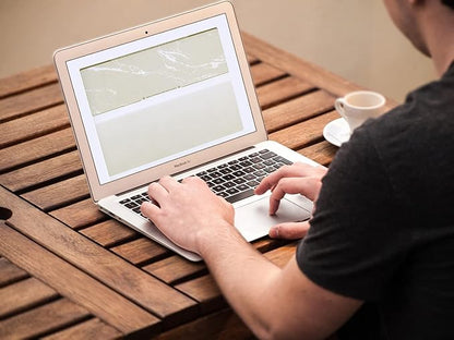 Compuchecks Top Blank Check Paper - 250 Pack, Quick-Books & Laser Printer Compatible - Security Business Checks with Voucher - 8.5" x 11" Gold Marble