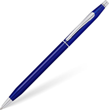 Cross Classic Century Refillable Ballpoint Pen, Medium Ballpen, Includes Premium Gift Box - Translucent Blue Lacquer
