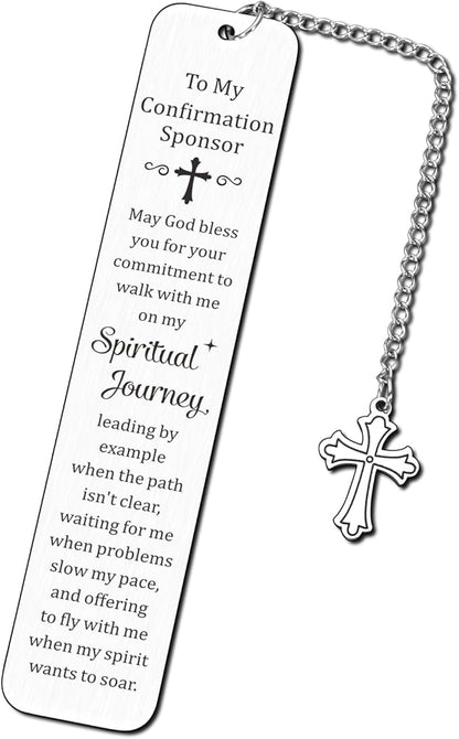 Confirmation Sponsor Gifts for Men Women Thank You Gifts Catholic Sponsor Gifts Confirmation Gifts for Teenage Girl Boys Baptism Gift for Adult Pastor Appreciation Christmas Gift Graduation