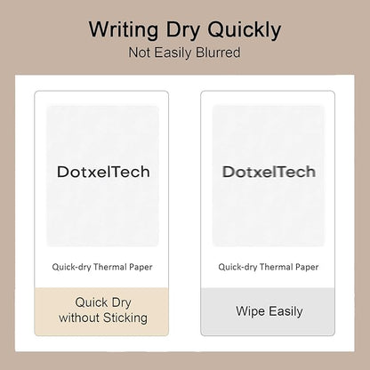 200 Sheets, Thermal Printer Paper 8.5 x 11 Inches, Single US Letter Size, Suitable with Most Thermal Portable Printer, Such M08F/A40, Quick-Drying, Waterproof(Single, Keep 3 Years)