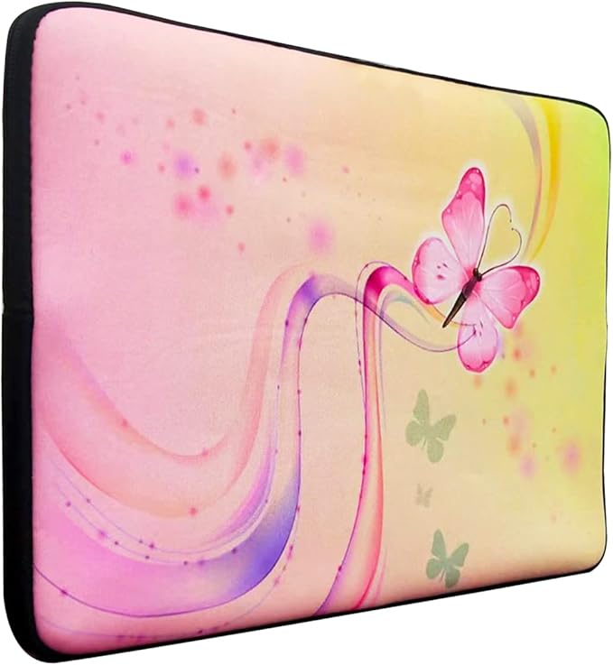 11 11.6 12 12.5 inch Laptop Carrying Bag Chromebook Case Notebook for Apple MacBook Air Samsung HP DELL Lenovo Asus (Cute Butterfly)