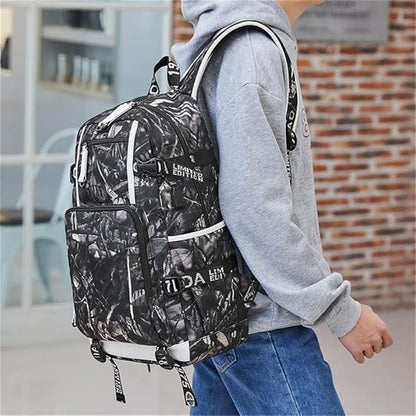 Soccer Superstar M-essi 10 Multifunctional Laptop Backpack Teenage Travel Backpack Fans Schoolbag (D2)