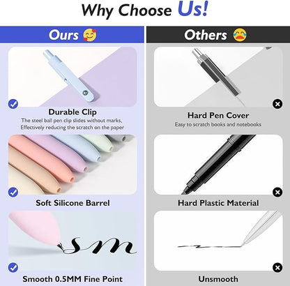 Teen Easter Basket Stuffers, Birthday Gifts for Women, Preppy Stuff, Teen Girl Gifts Trendy Stuff, Aesthetic Pens for Journaling, Cool Stuff, Gifts for 8 9 10 11 12 13 14 Year Old Girl(5 Pcs Gradient)