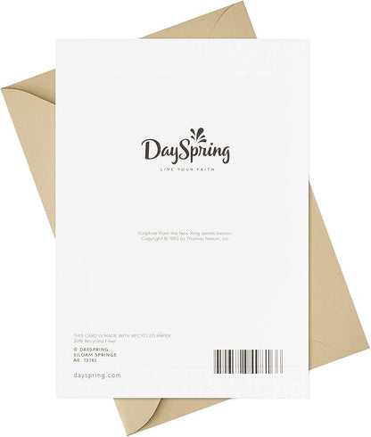 Hallmark DaySpring Religious Sympathy Card for Loss of Mom (God is Near)