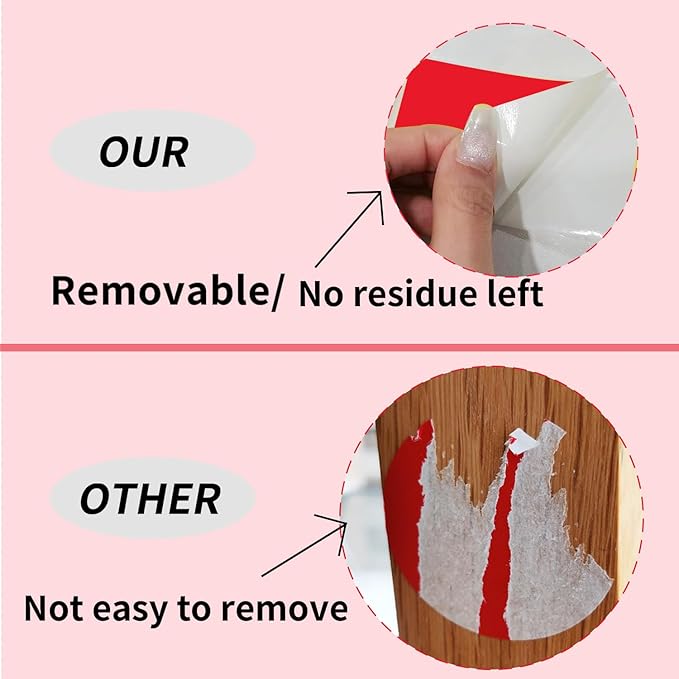 Colored Labels Stickers 3 x 5 Inch, Removable Rectangular Moving Labels, Large Color Coding Labels Moving Stickers- 200 Pack/Red