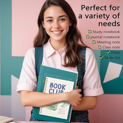 Book Club Gifts for Women, Book Club Journal, Cute Book Club Gifts, Christmas Book Lover Gifts for Women, Journal Motivational Gifts for Teacher Book Club Librarian Bookish 5.5x8.3