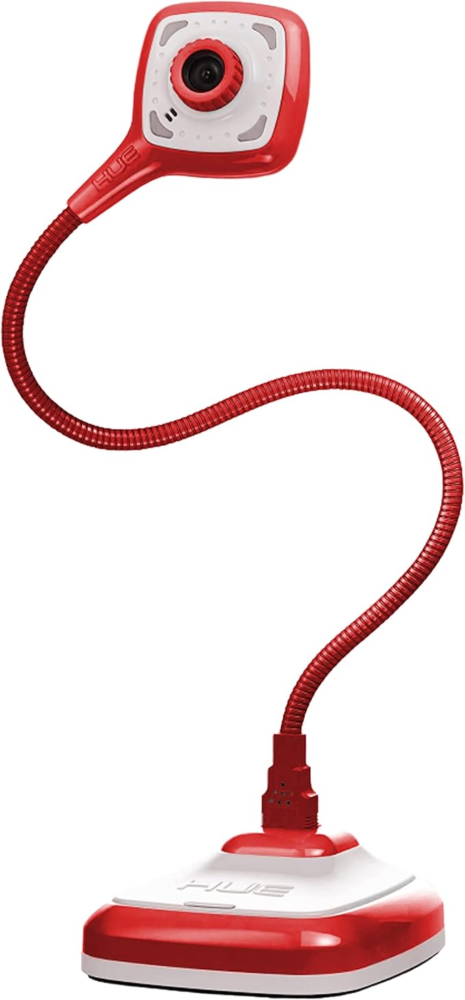 HUE HD Pro Flexible USB Video and Document Camera (Red)