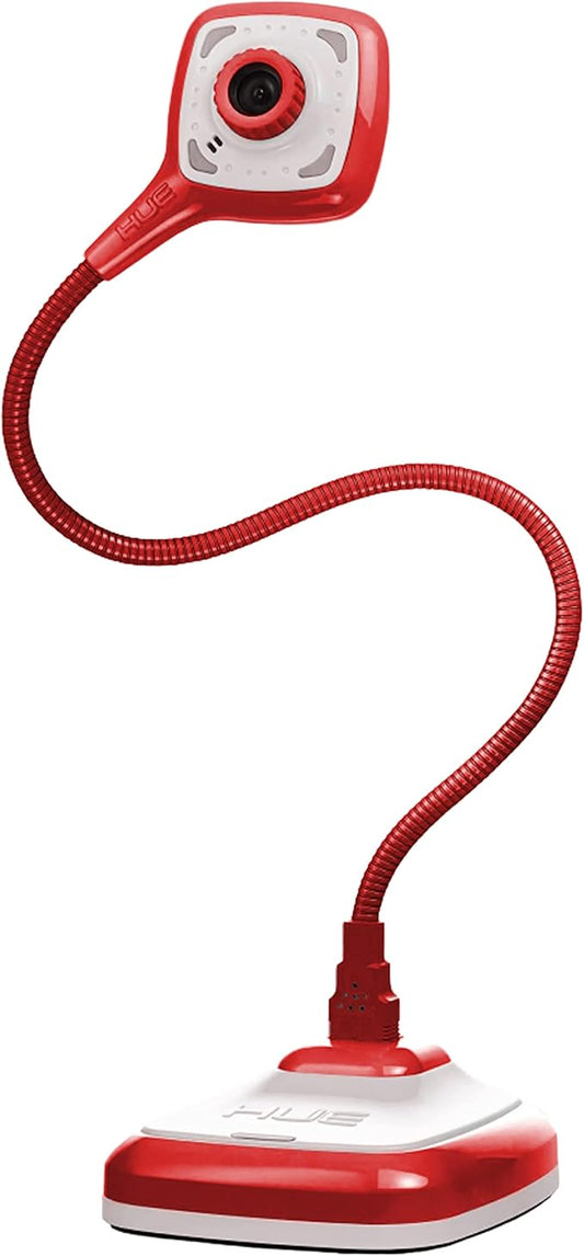 HUE HD Pro Flexible USB Video and Document Camera (Red)