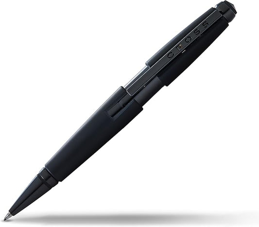 Cross Edge Matte Black Lacquer Gel Rollerball Pen