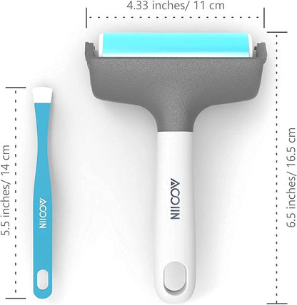 AOOIIN Rubber Brayer Roller & Mat Tweezers Remover Tool Set Craft Stamping Brayers for Cricut/Silhouette/Brother and Printmaking