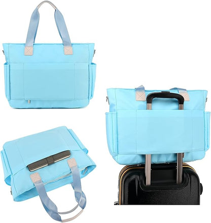 canvaslife Laptop Briefcase, Practical Waterproof Versatile Laptop Shoulder Messenger Bag (15 "-15.6" A-4)