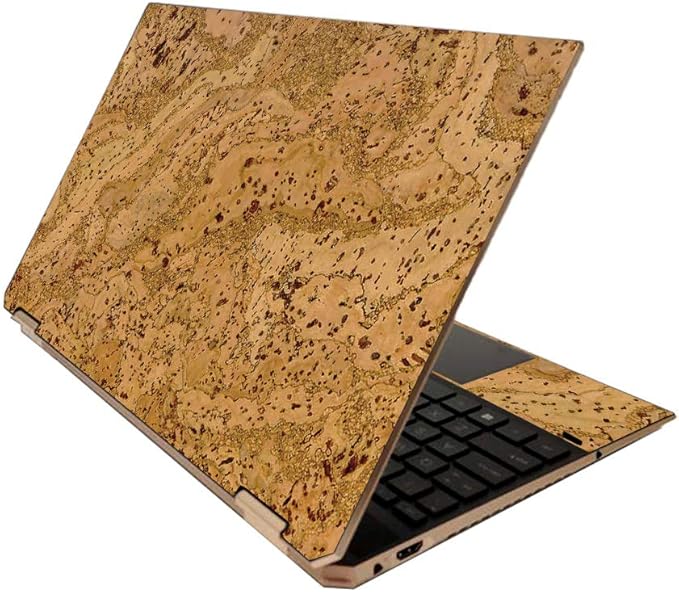 MightySkins Skin for HP Spectre x360 15" (2020) - Cork | Protective, Durable, and Unique Vinyl Decal wrap Cover | Easy to Apply, Remove, and Change Styles | Made in The USA