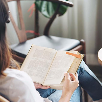 3Pcs Automatically Stay in Place Bookmark, Silicone Book Marks for Reading, Smart Bookmarks for Women, Men, Kids, Book Lovers, Readers, Unique Book Page Holders & Reading Accessories, B