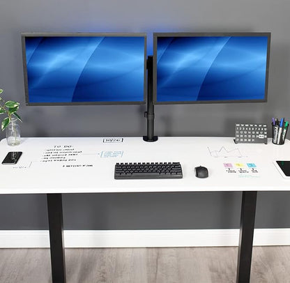 VIVO Dry Erase 60 x 24 inch Universal Solid One-Piece Table Top for Standard and Sit to Stand Height Adjustable Home and Office Desk Frames, Whiteboard Table Top, DESK-TOP6WE