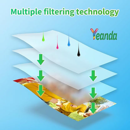 for HP 45 Ink Cartridge Black 51645A 51645 Ink Cartridge Black for Color Copier 180 PhotoSmart 1000 1115 1215 P1000xi Deskjet 820Cse 830 850 870 890 930 950 Printer (Black 2Pack)