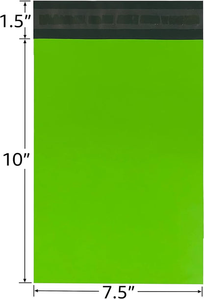 Colored Poly Mailers Pack of: (Green, 7.5" x 10.5" pack of 500) Be creative with your packaging with Colored mailers