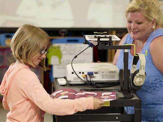 Copernicus Height Adjustable Dewey The Document Camera Stand with Microscope and Light