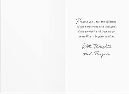 DaySpring - Sympathy - Blessed are Those Who Mourn - 4 Nature Landscape Design Assortment with Scripture - 12 Sympathy Boxed Cards & Envelopes (U0060)