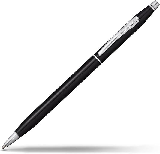 Cross Classic Century Refillable Ballpoint Pen, Medium Ballpen, Includes Premium Gift Box - Black Lacquer