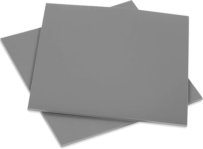 Falling in Art Soft Linoleum Carving Block, Linocut Block for Printmaking, 6 Inches by 6 Inches, Gray, 2-Pack