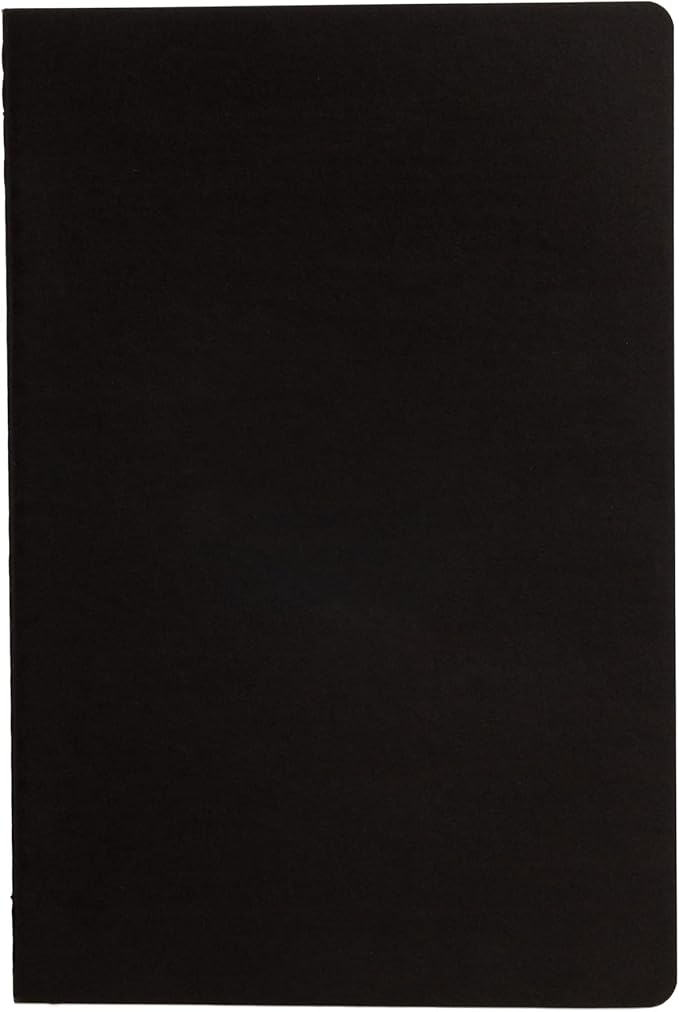 Simply Genius A5 Notebooks for Work, Travel, Business, School & More - College Ruled Notebook - Softcover Journals for Women & Men - Lined Note Books with 92 pages, 5.5" x 8.3" (Black, 30 pack)