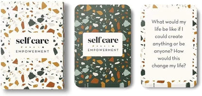 Allura & Arcia Empowering Self Care Questions - 52 Stress Relief Cards for Meditation, Mindfulness, Yoga & Gifts
