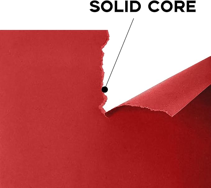 100 Sheets Red Cardstock 8.5 x 11 65lb Printer Paper, Goefun Red Card Stock Paper for Christmas, Invitations, Cards Making and Craft