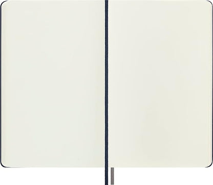 Moleskine Classic Expanded Notebook, Hard Cover, Large (5" x 8.25") Plain/Blank, Sapphire Blue, 400 Pages