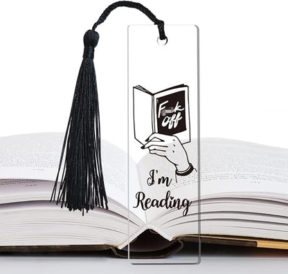 I'm Reading Inspirational Bookmark Gifts for Women Girls Lovers Bookworm Sister Daughter Book Female Friend Sister Gifts Friendship Gifts
