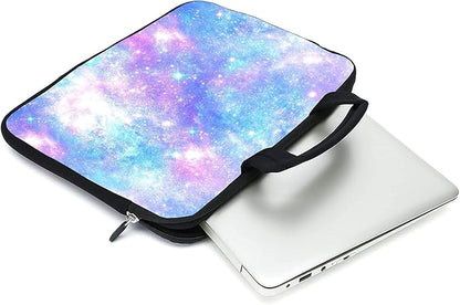 11.6 12 12.1 Inch Laptop Carrying Bag Protective Chromebook Case Pouch Netbook Notebook Ultrabook Bag Tablet Sleeve Cover Travel Briefcase with Handle For Men Women (galaxy-1)